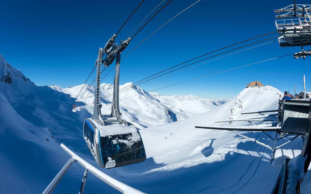 gondola ski area Arosa Lenzerheide