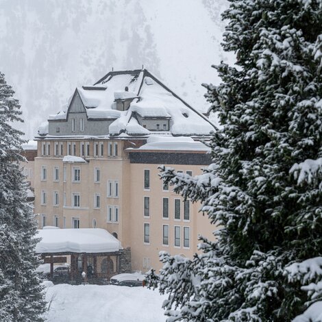 Waldhotel Arosa im Winter