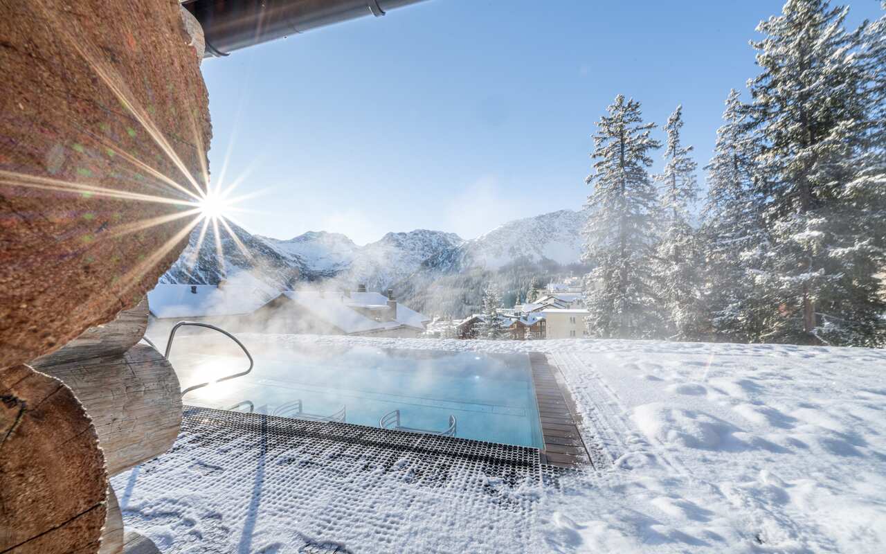 hotel with outdoor pool Switzerland