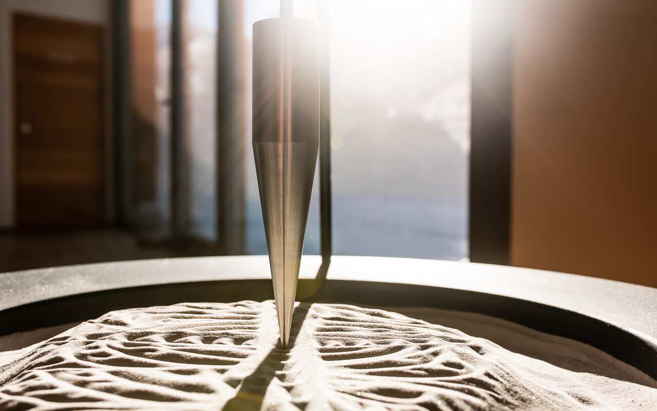 sand pendulum at the wellness hotel Arosa